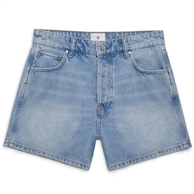 Anine Bing Dalton Shorts, Bleached Blue